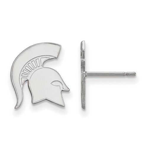 Michigan State University Spartans Small Sterling Silver Post Earrings 1.55 gr