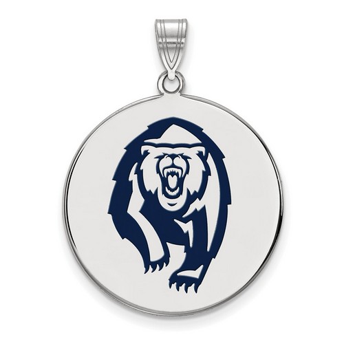 UC Berkeley California Golden Bears XL Disc Pendant in Sterling Silver 5.51 gr