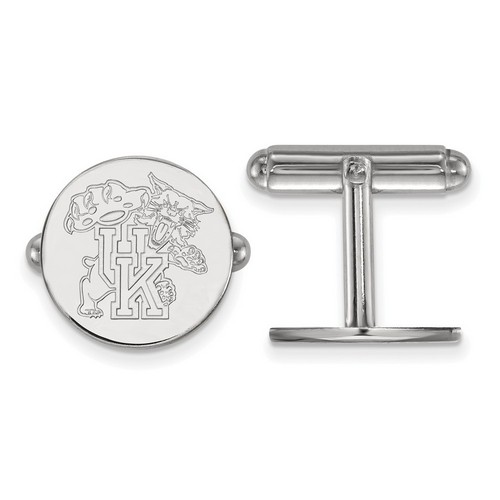 University of Kentucky Wildcats Cuff Link in Sterling Silver 6.35 gr