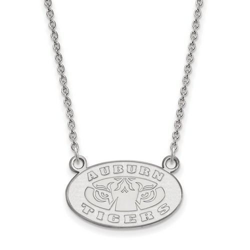 Auburn University Tigers Small Pendant Necklace in Sterling Silver 4.01 gr