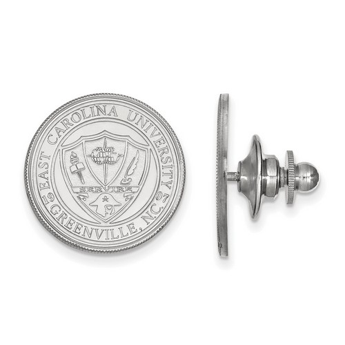 East Carolina University Pirates Crest Cuff Link in Sterling Silver 8.85 gr