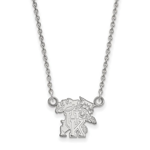 University of Kentucky Wildcats Small Sterling Silver Pendant Necklace 2.97 gr