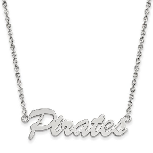 East Carolina University Pirates Medium Sterling Silver Pendant Necklace 5.69 gr