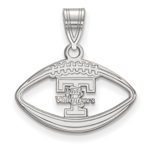 University of Tennessee Volunteers Sterling Silver Football Pendant 1.50 gr