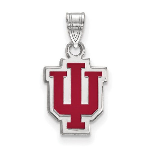 Indiana University Hoosiers Small Pendant in Sterling Silver 1.20 gr