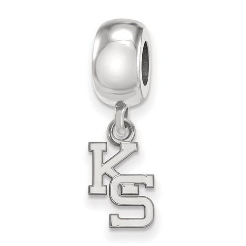 Kansas State University Wildcats XS Dangle Bead Charm in Sterling Silver 2.69 gr