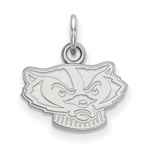 University of Wisconsin Badgers XS Pendant in Sterling Silver 1.10 gr
