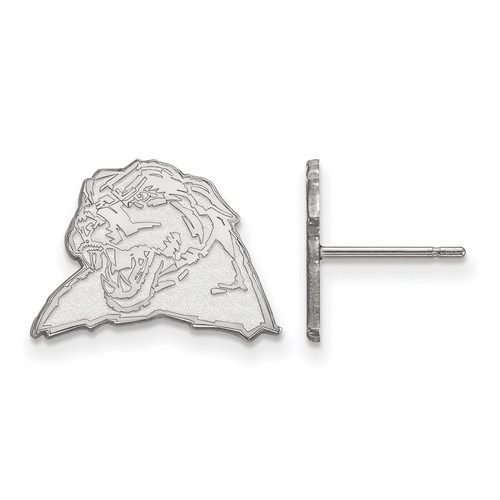 University of Pittsburgh Pitt Panthers Small Post Earrings in Sterling Silver