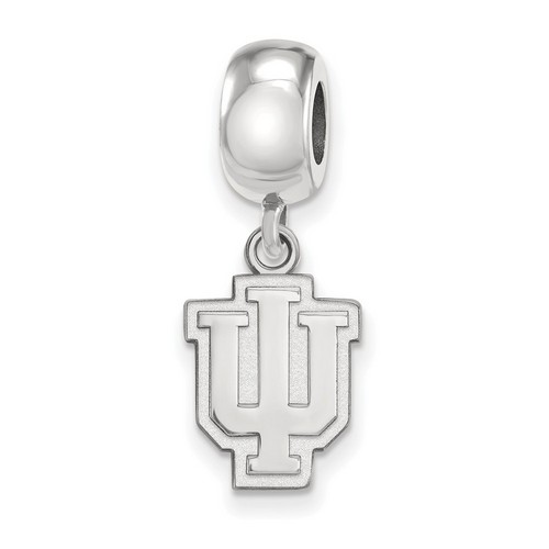 Indiana University Hoosiers Small Dangle Bead in Sterling Silver 3.29 gr