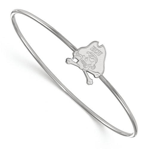 East Carolina University Pirates Slip-on Bangle in Sterling Silver 6.41 gr