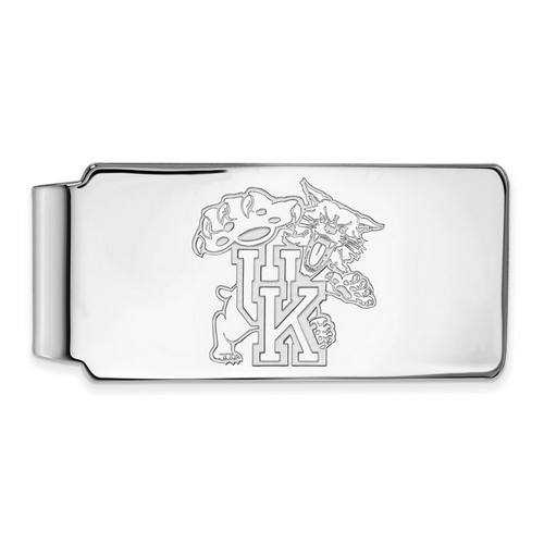 University of Kentucky Wildcats Money Clip in Sterling Silver 17.15 gr
