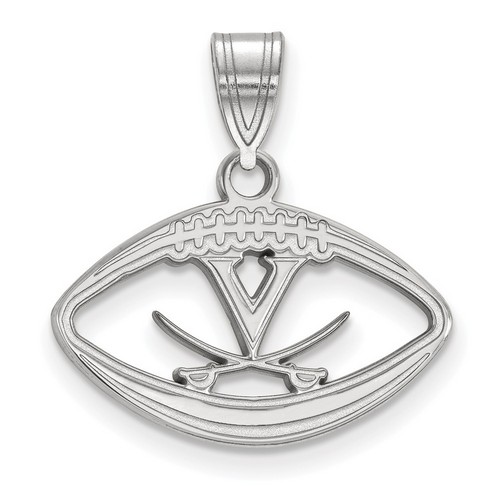 University of Virginia Cavaliers Sterling Silver Football Pendant