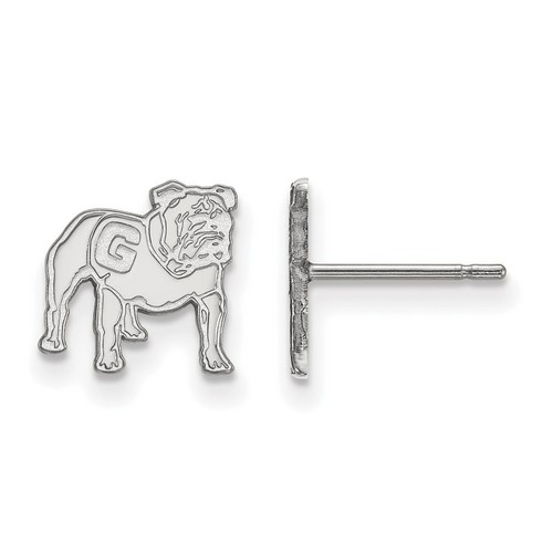 University of Georgia Bulldogs XS Post Earrings in Sterling Silver 1.01 gr
