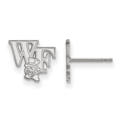 Wake Forest University Demon Deacons XS Post Earrings in Sterling Silver 1.01 gr