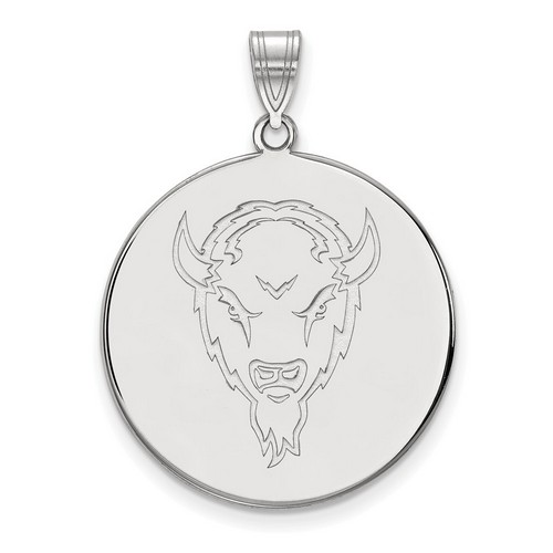 Marshall University Thundering Herd XL Disc Pendant in Sterling Silver 5.90 gr