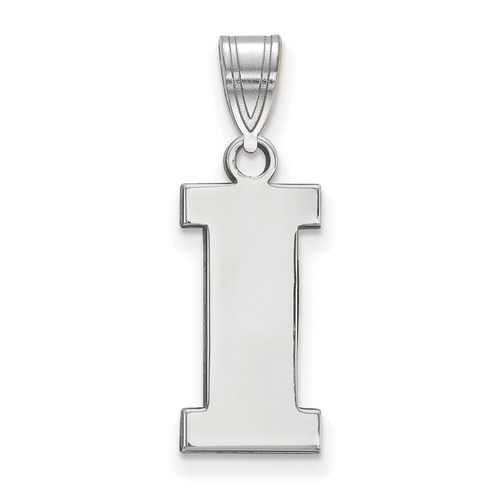 University of Iowa Hawkeyes Medium Pendant in Sterling Silver 1.34 gr