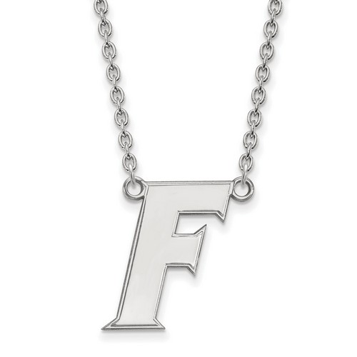 University of Florida Gators Large Pendant Necklace in Sterling Silver 5.06 gr
