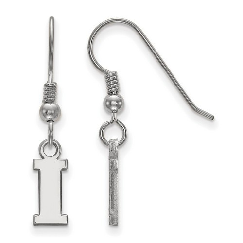 University of Iowa Hawkeyes XS Dangle Earrings in Sterling Silver 1.01 gr