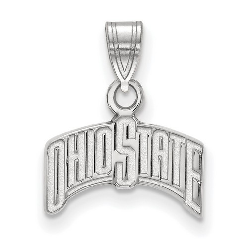 Ohio State University Buckeyes Small Pendant in Sterling Silver 0.86 gr