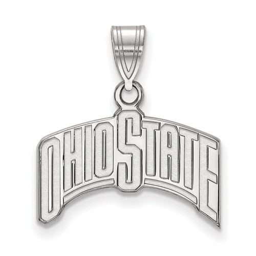Ohio State University Buckeyes Large Pendant in Sterling Silver 1.96 gr