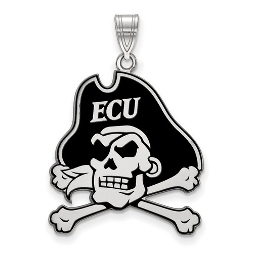 East Carolina University Pirates XL Pendant in Sterling Silver 4.03 gr