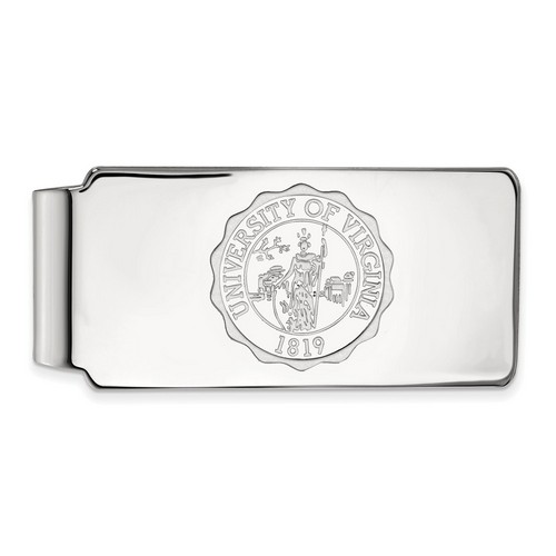 University of Virginia Cavaliers Money Clip Crest in Sterling Silver 16.97 gr