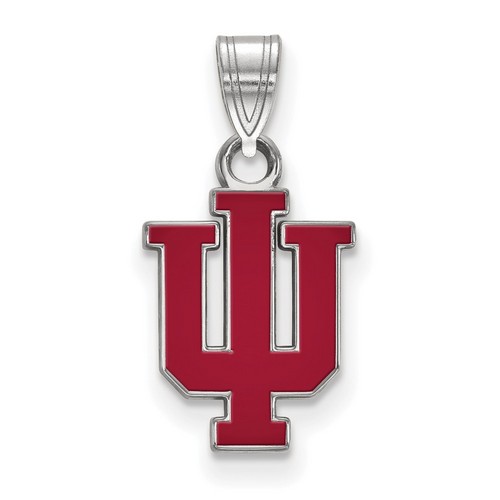 Indiana University Hoosiers Small Pendant in Sterling Silver 1.04 gr