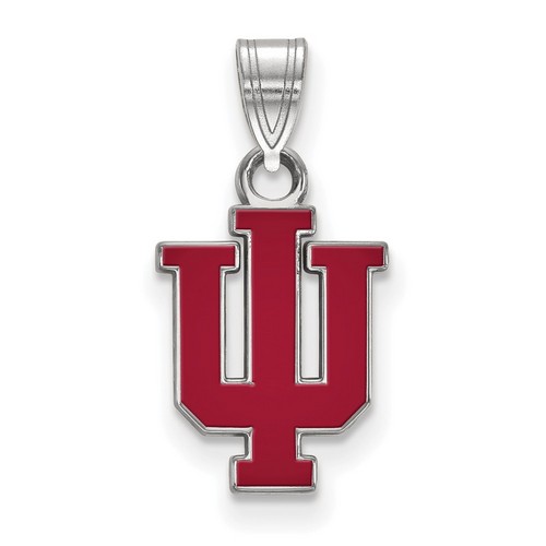 Indiana University Hoosiers Small Pendant in Sterling Silver 1.04 gr