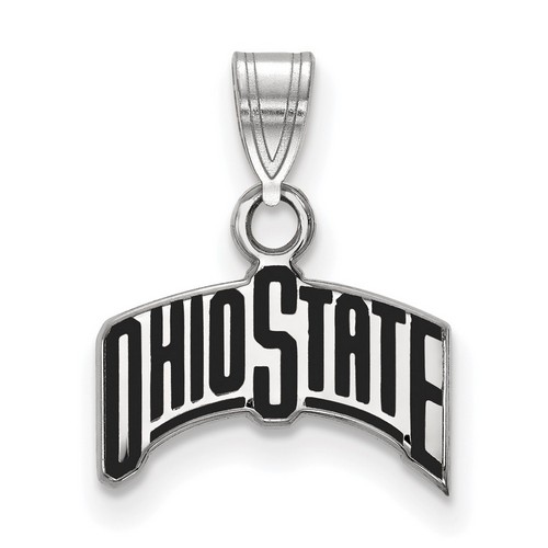 Ohio State University Buckeyes Small Pendant in Sterling Silver 0.93 gr