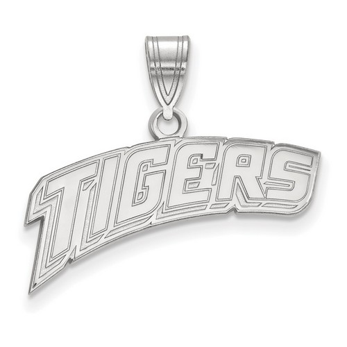 Louisiana State University LSU Tigers Medium Pendant in Sterling Silver 2.12 gr