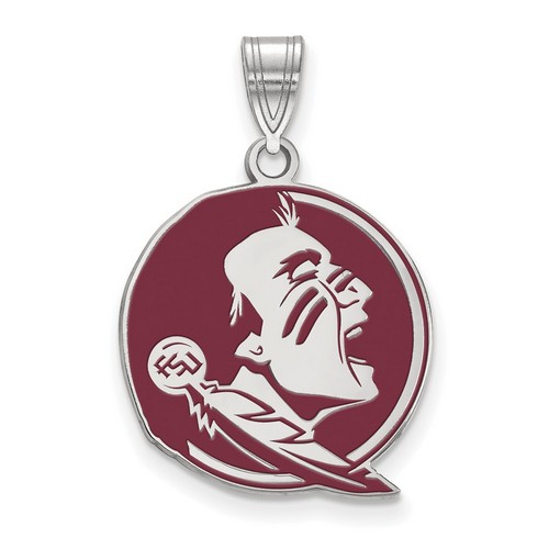 Florida State University Seminoles Large Sterling Silver Pendant 2.50 gr