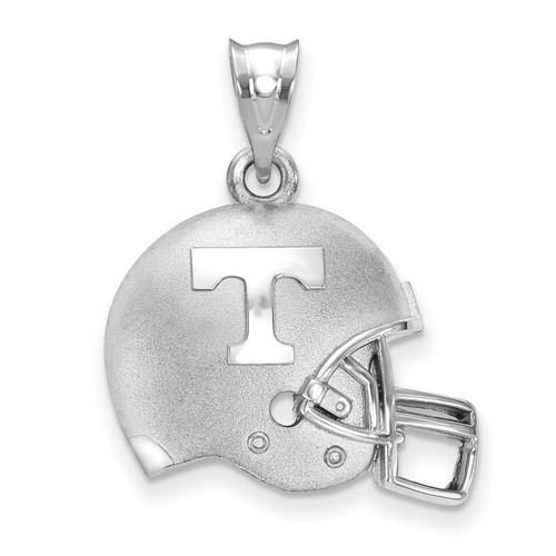 University of Tennessee Volunteers Sterling Silver Football Helmet Logo Pendant